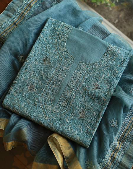 Rasm Khadi Silk Fabrics - Saman