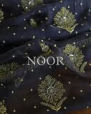 Midnight Blue | Noor Organza Silk Fabrics