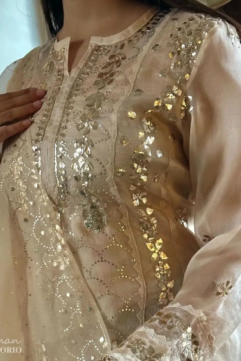 Noor Applique Mukaish Kurta