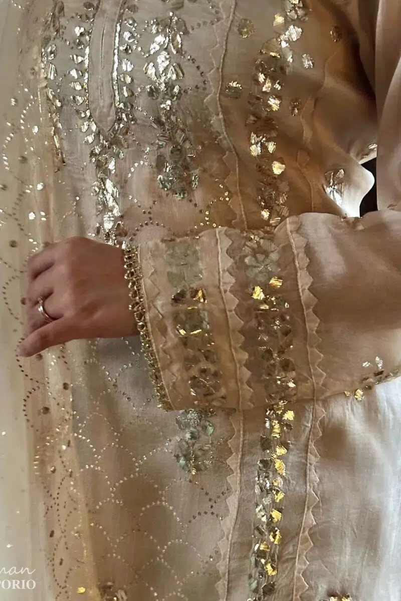 Noor Applique Mukaish Kurta