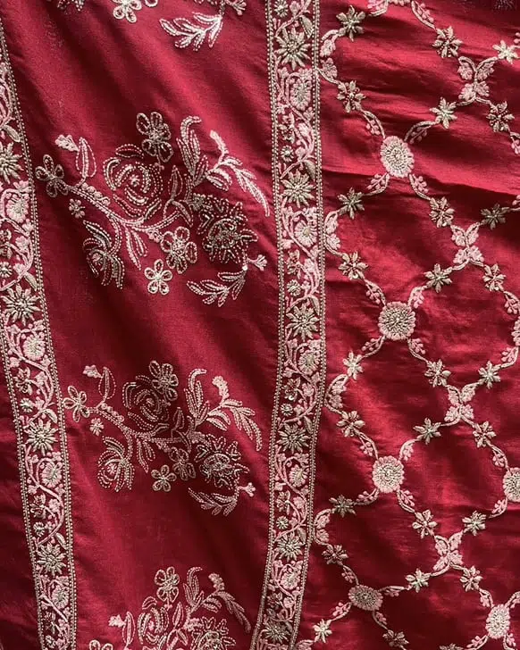 Tussar Silk Fine Chikankari Dupatta