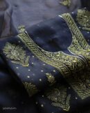 Midnight Blue | Noor Organza Silk Fabrics