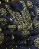 Midnight Blue | Noor Organza Silk Fabrics