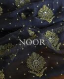 Midnight Blue | Noor Organza Silk Fabrics