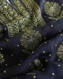 Midnight Blue | Noor Organza Silk Fabrics