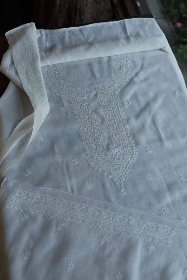 Chanderi Men's Kurtas Fabrics - Image 4