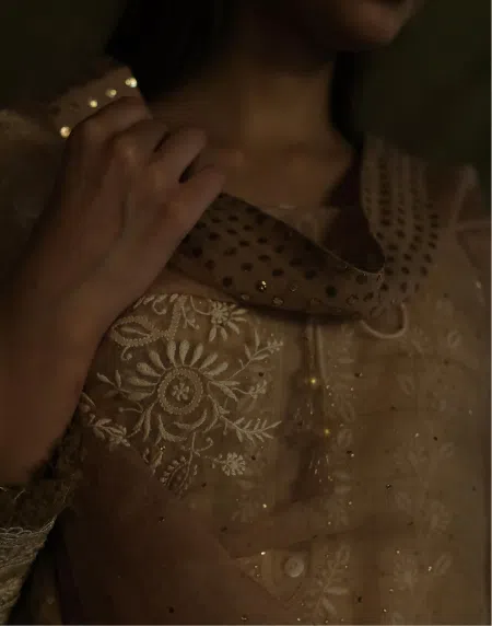 Chikankari Noor Mukaish Dupattas