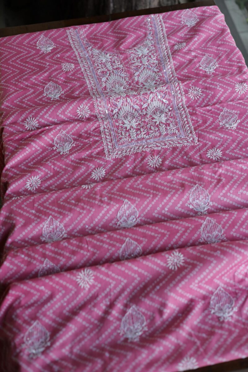Cotton Chikankari Kurta Fabrics