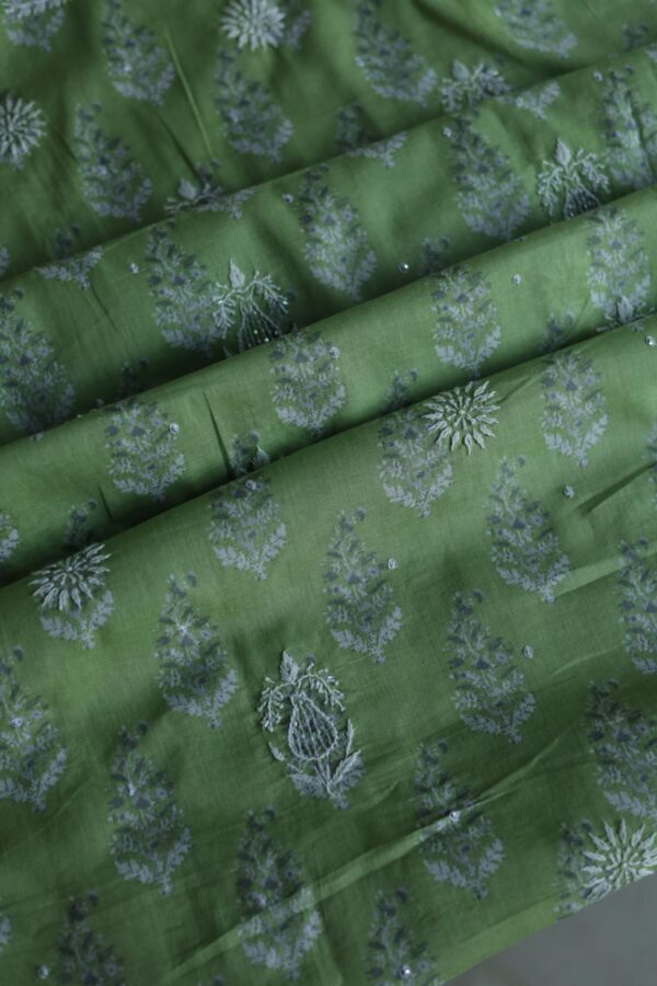 Cotton Chikankari Kurta Fabrics - Image 6