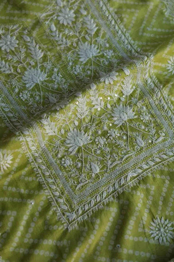Cotton Chikankari Kurta Fabrics - Image 7