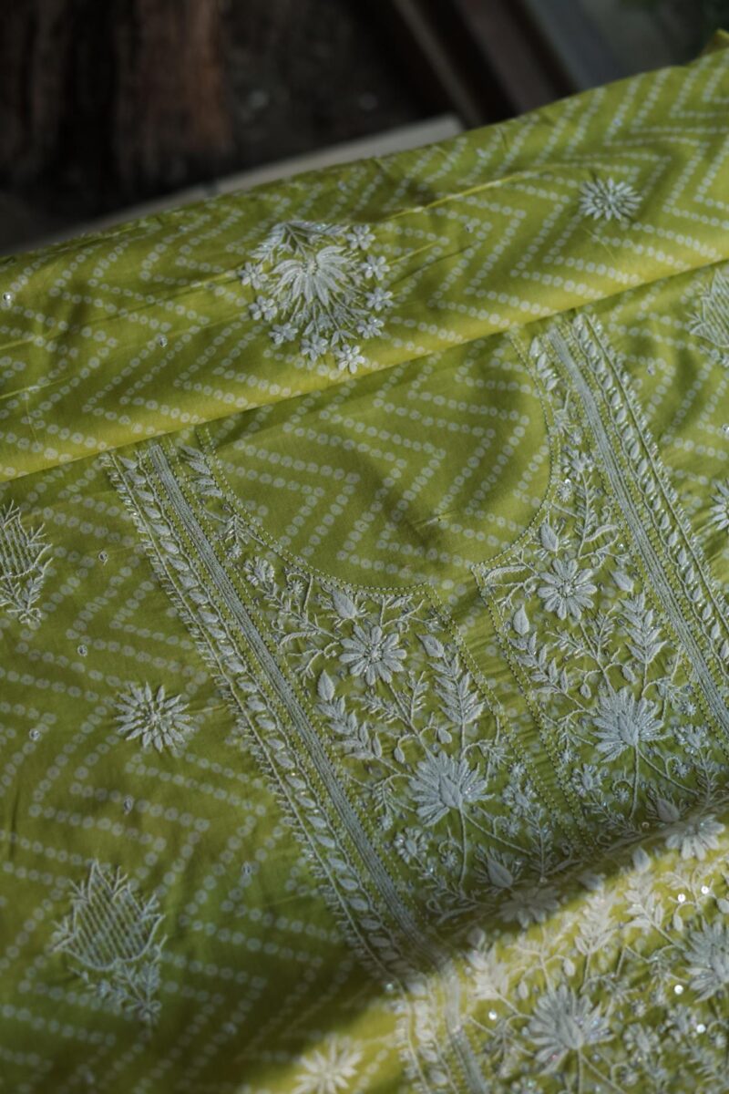 Cotton Chikankari Kurta Fabrics