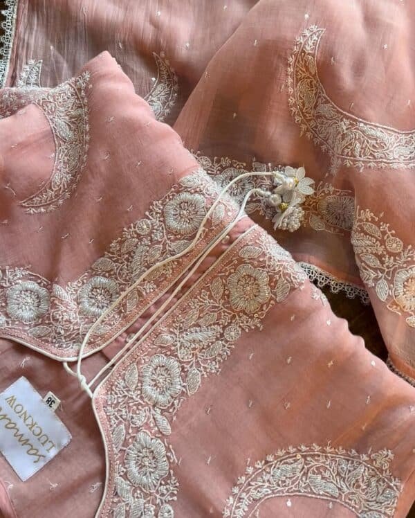 Crescent Chikankari Kurta - Image 3