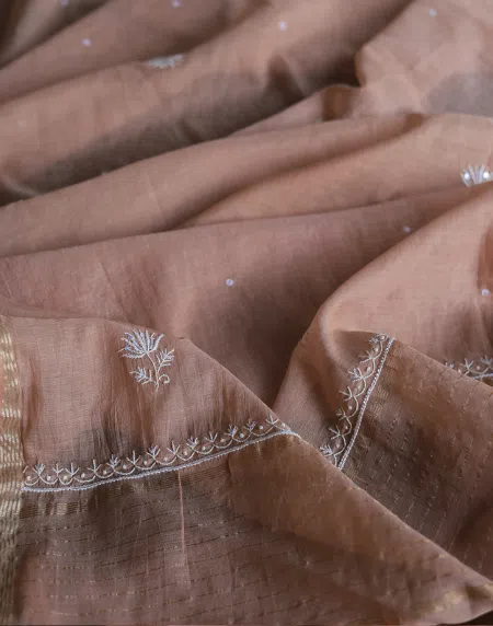 Crush Chanderi Sequins Kurta Sets