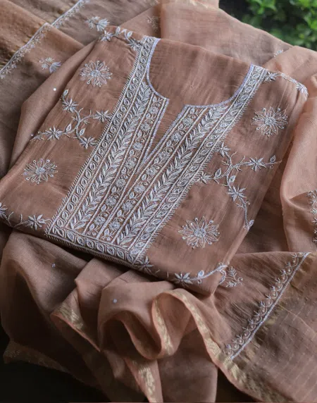 Crush Chanderi Sequins Kurta Sets
