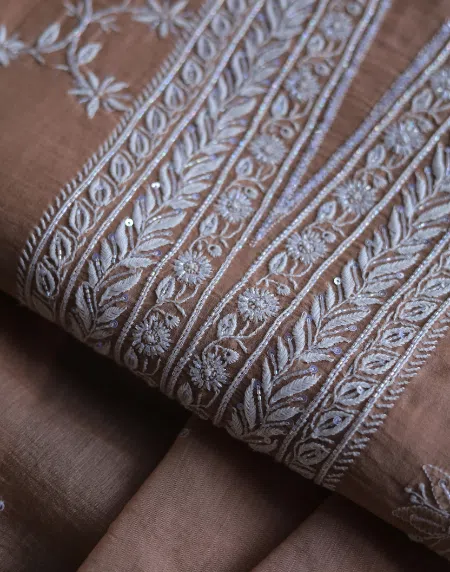 Crush Chanderi Sequins Kurta Sets