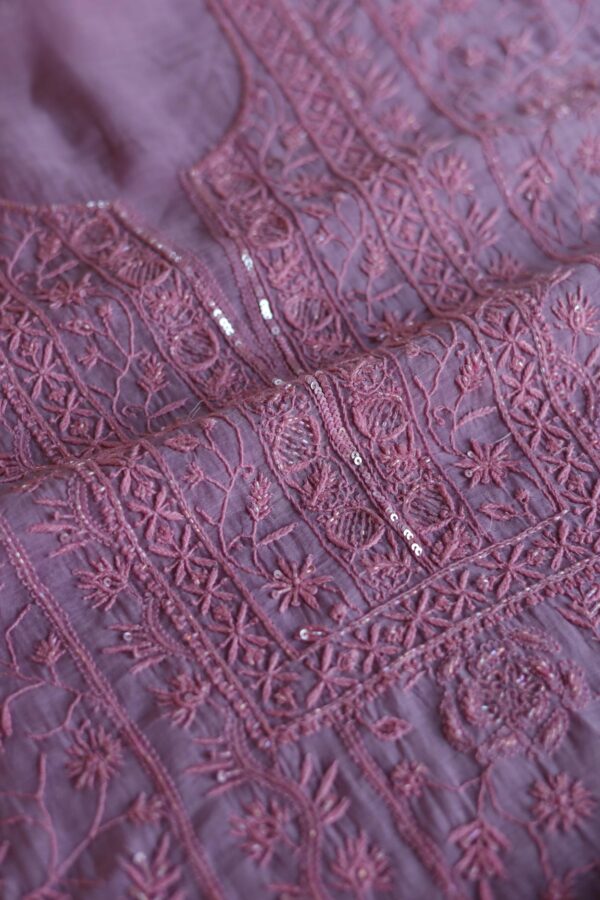 Crush Chanderi Sequins Kurta Sets - Image 6