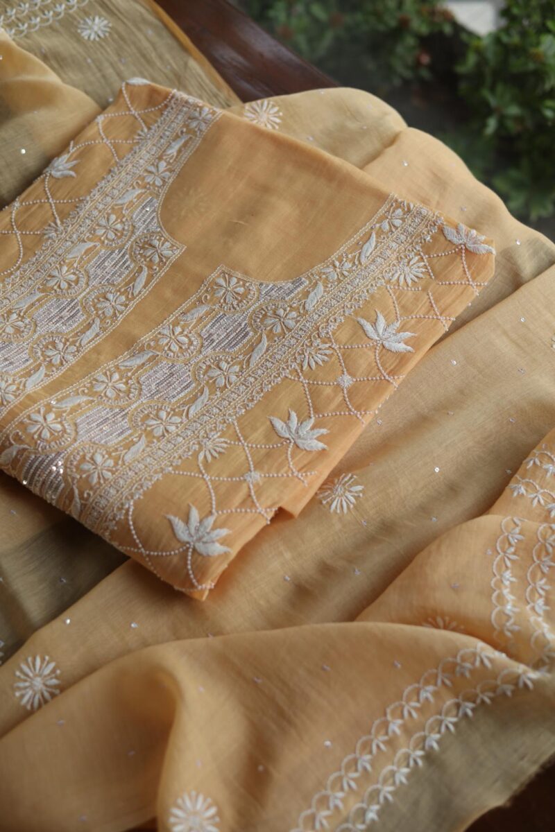 Crush Chanderi Sequins Kurta Sets