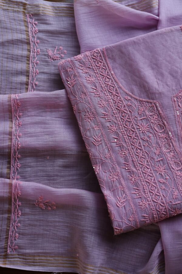 Crush Chanderi Sequins Kurta Sets - Image 3