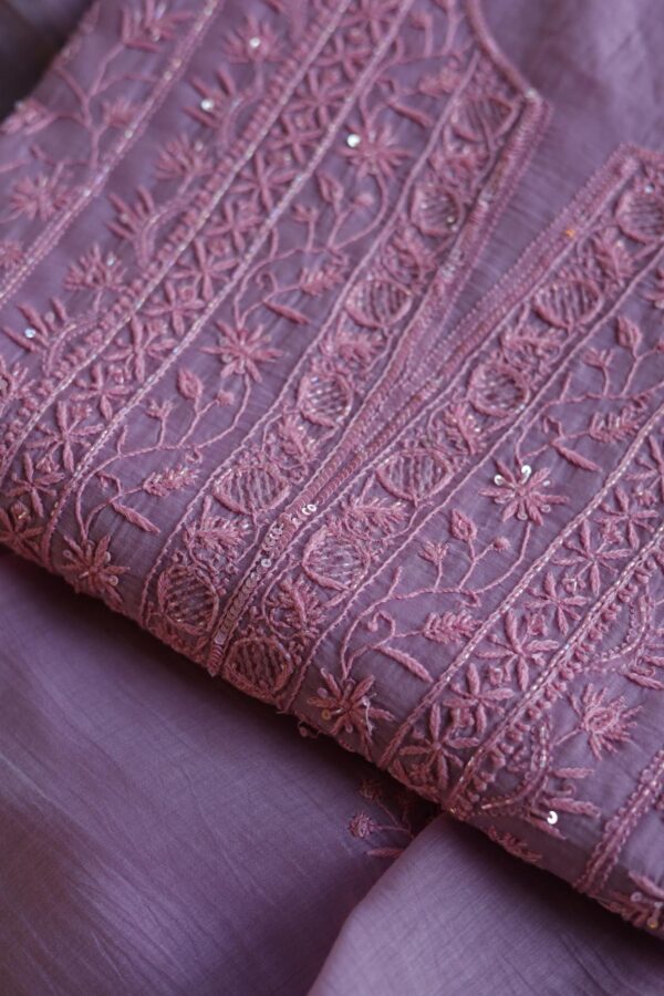 Crush Chanderi Sequins Kurta Sets - Image 2