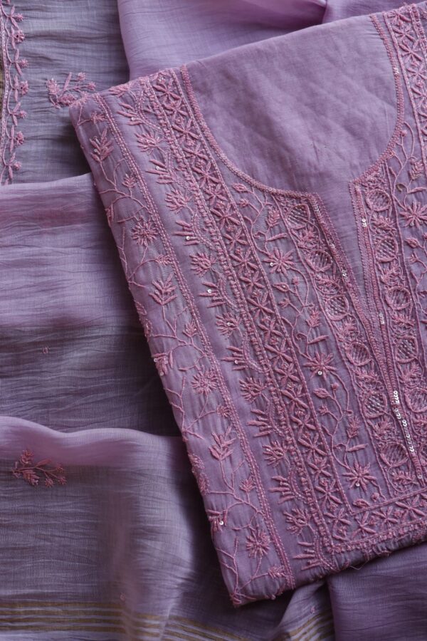 Crush Chanderi Sequins Kurta Sets - Image 5