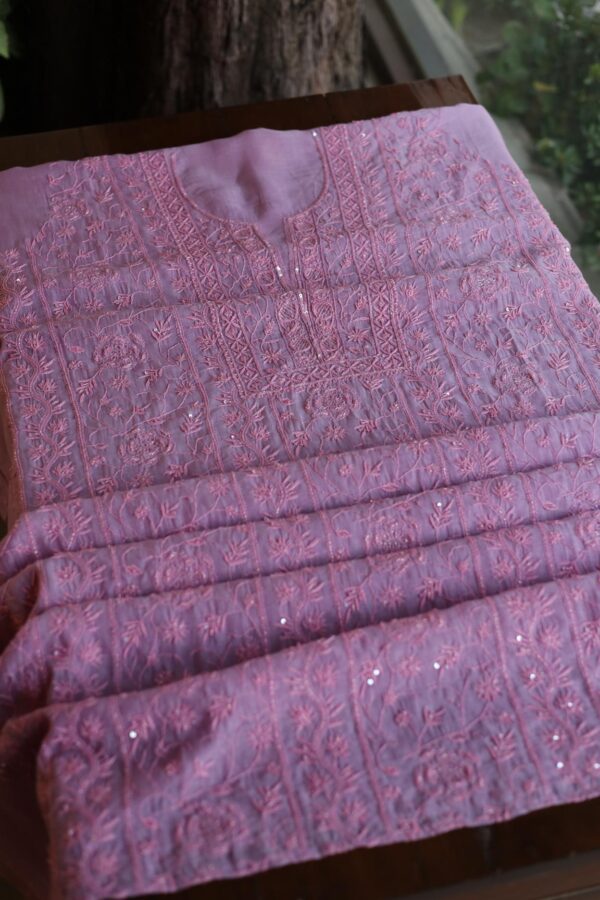 Crush Chanderi Sequins Kurta Sets - Image 7
