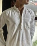 Kota Cotton Chikankari Mens Kurta - M