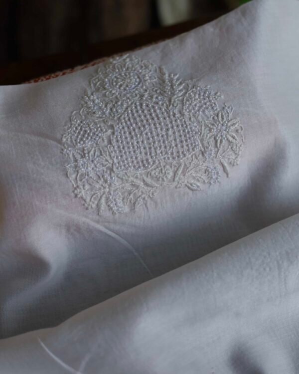 Cotton Pearl Chikankari Unisex Kurta Fabrics - Image 5