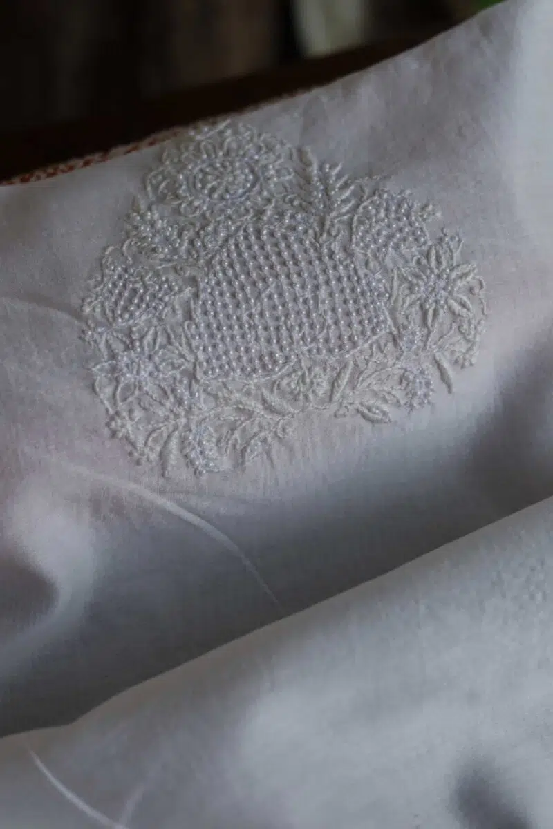 Cotton Pearl Chikankari Unisex Kurta Fabrics