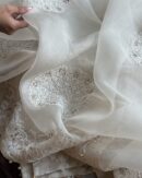 Coral Motif Noor Organza Dupattas