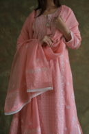 Jacquard Sequins Chikankari Kurta Sets