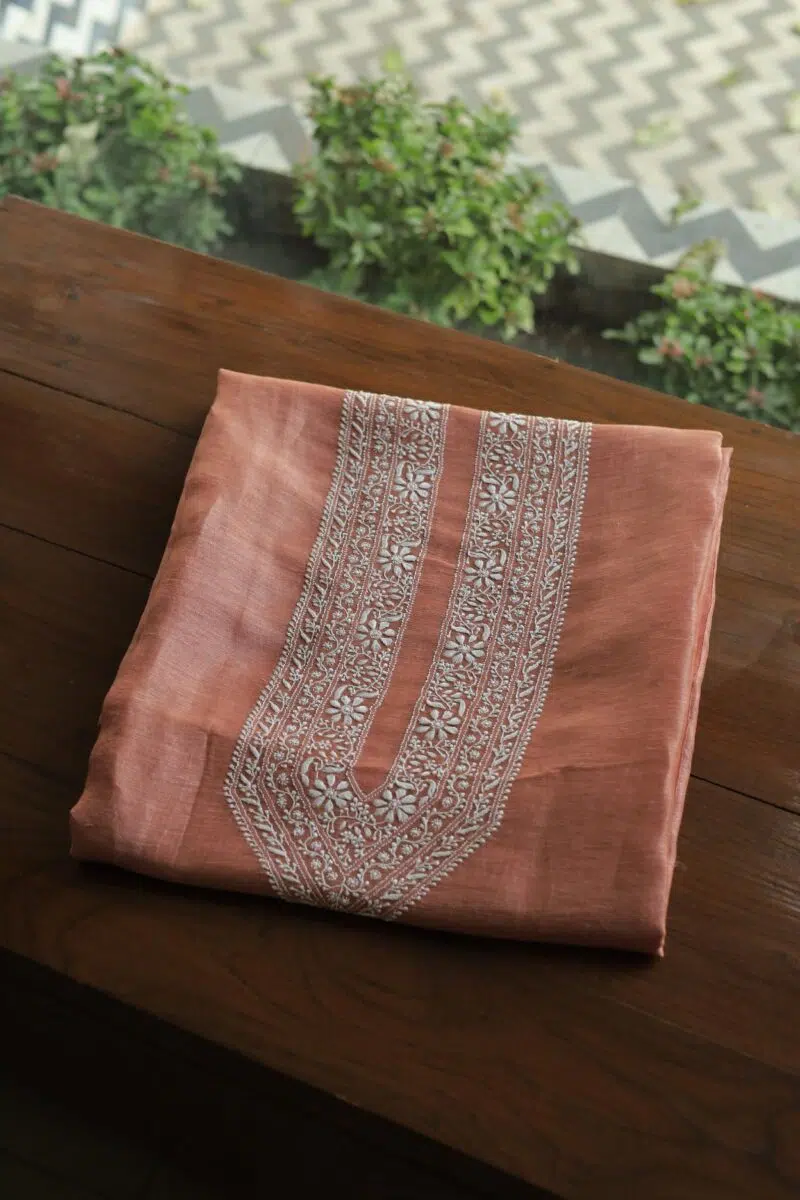 Linen Silk Men's Kurta Fabrics
