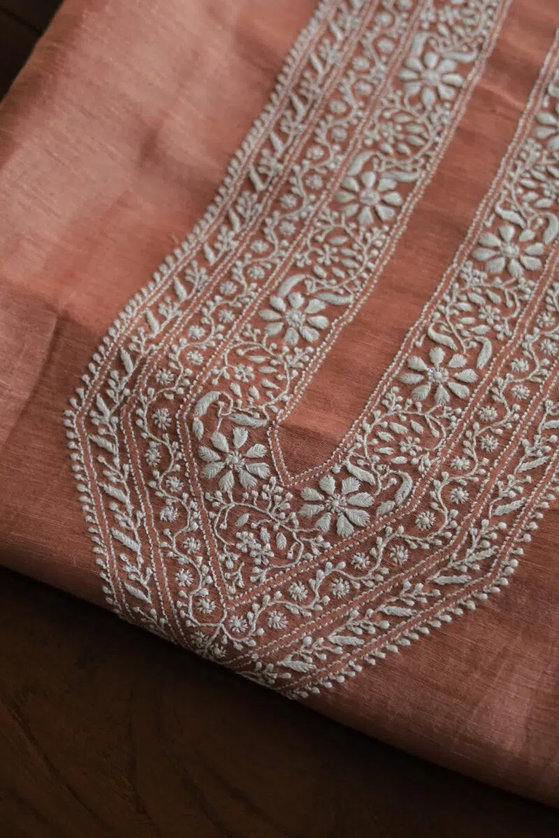 Linen Silk Men's Kurta Fabrics