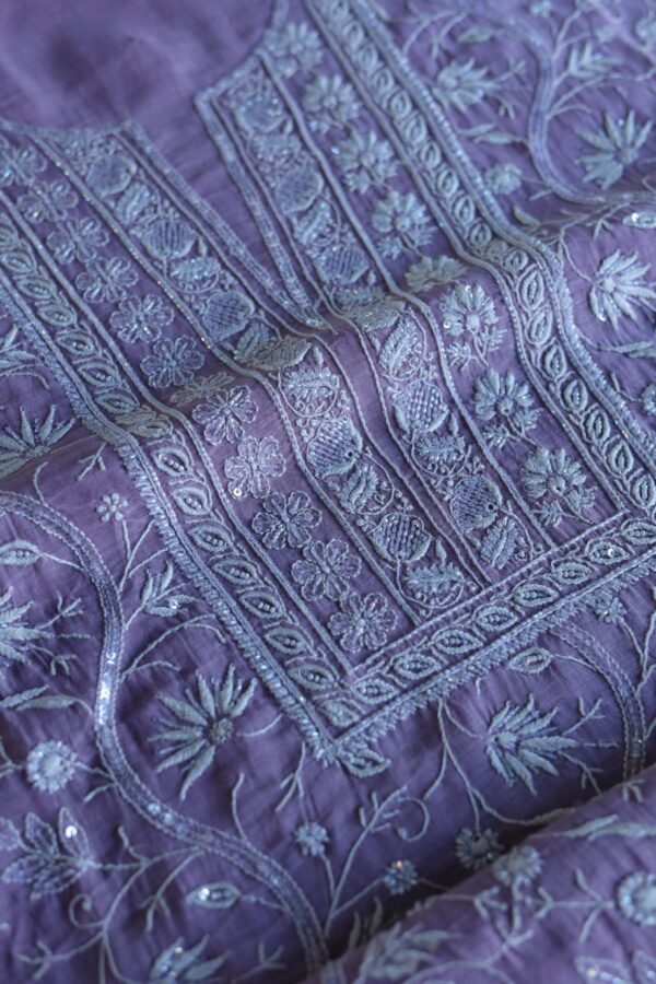 Crush Chanderi Sequins Kurta Sets - Image 12