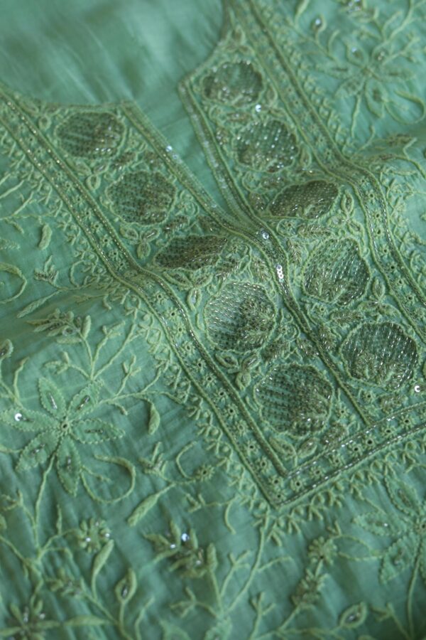 Crush Chanderi Sequins Kurta Sets - Image 5