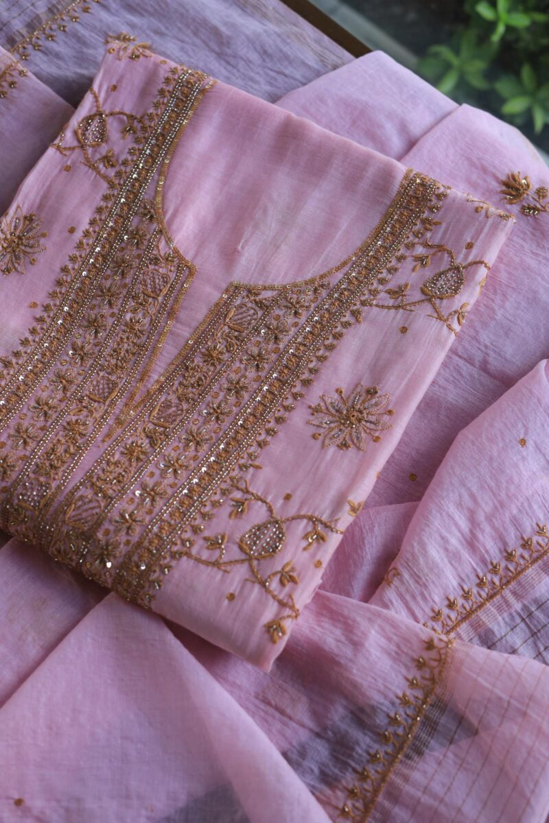 Crush Chanderi Sequins Kurta Sets
