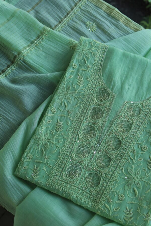 Crush Chanderi Sequins Kurta Sets - Image 6