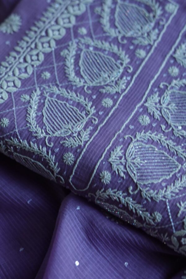 Mal Cotton Fine Chikankari Fabrics - Image 2