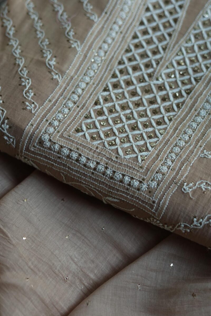 Mal Cotton Fine Chikankari Fabrics