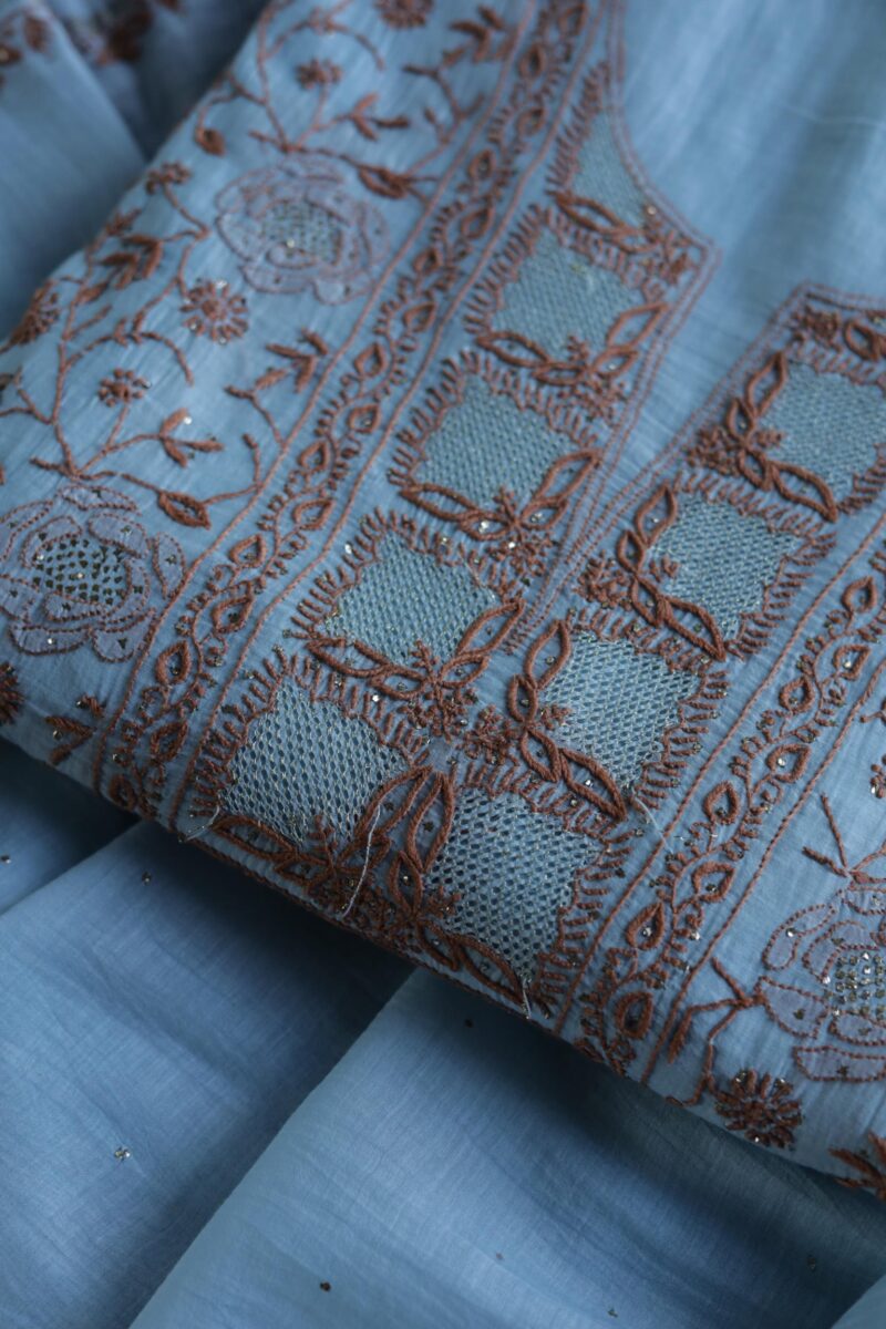 Mal Cotton Fine Chikankari Fabrics