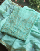 Mal Maheshwari Mukaish Chikankari Fabrics