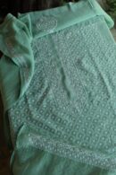 Malmal All Over Chikankari Mens Kurtas Fabrics