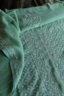 Malmal All Over Chikankari Mens Kurtas Fabrics