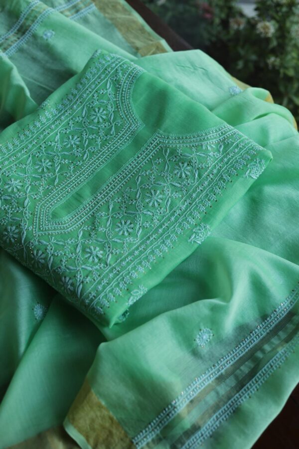 Malmal Chikankari Fabrics