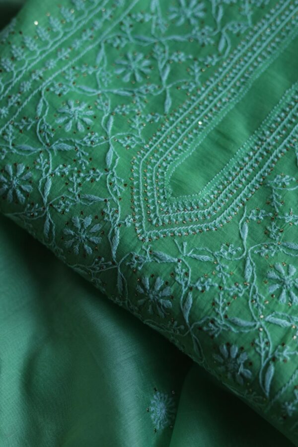 Malmal Chikankari Fabrics - Image 2