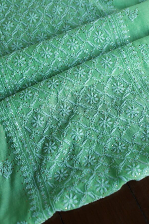 Malmal Chikankari Fabrics - Image 10