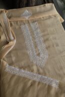 Malmal Chikankari Men's Kurtas Fabrics