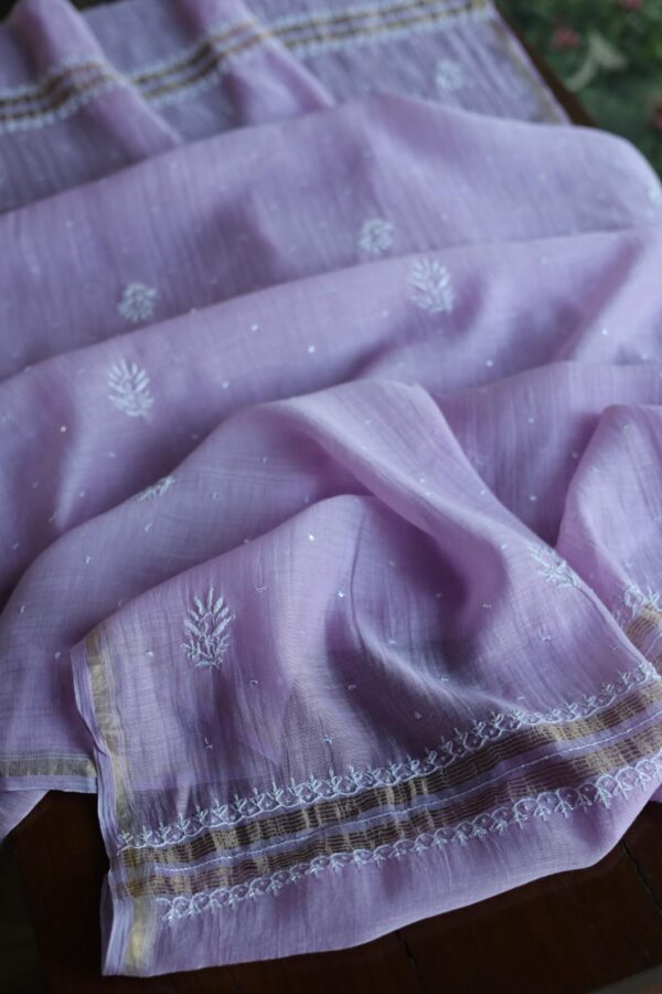 Malmals Pearl Work Chikankari Fabrics - Image 14