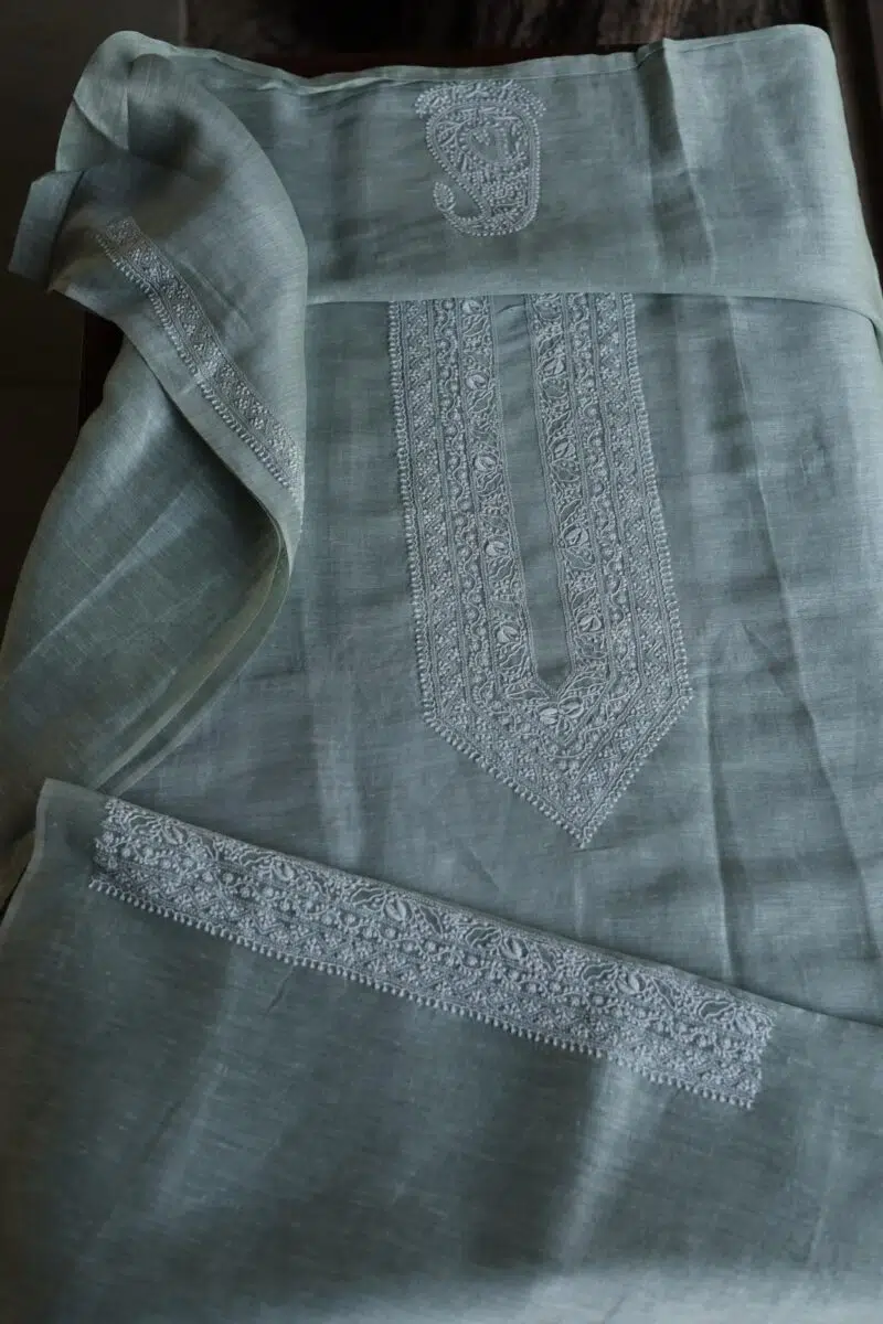 Linen Silk Men's Kurta Fabrics