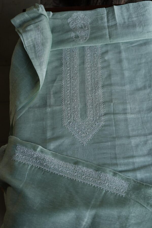 Linen Silk Men's Kurta Fabrics - Image 2