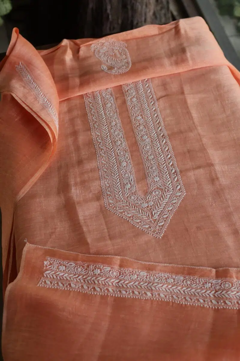 Linen Silk Men's Kurta Fabrics